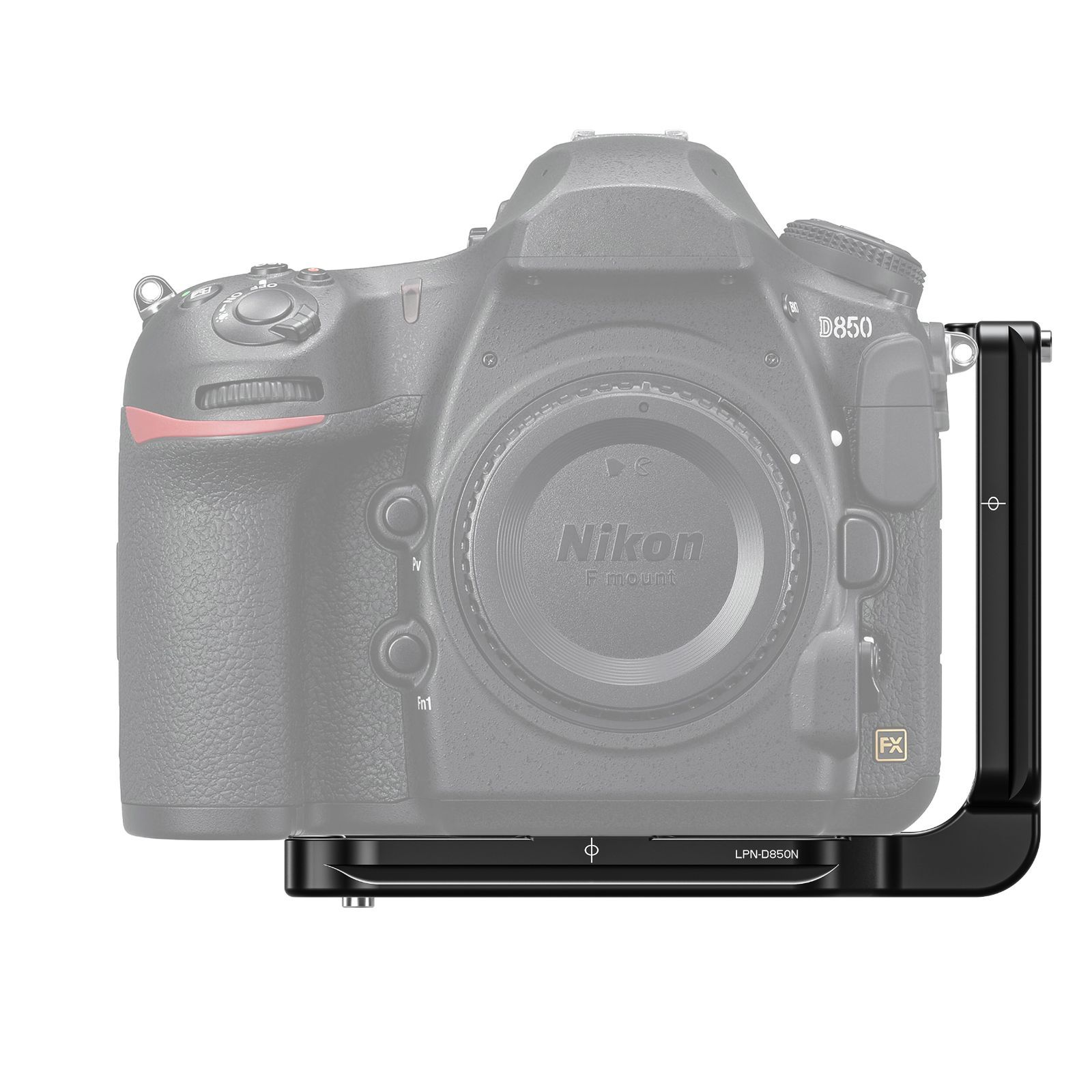 Leofoto レオフォト LPN-D850N L型プレート ［Nikon D850専用 アルカ