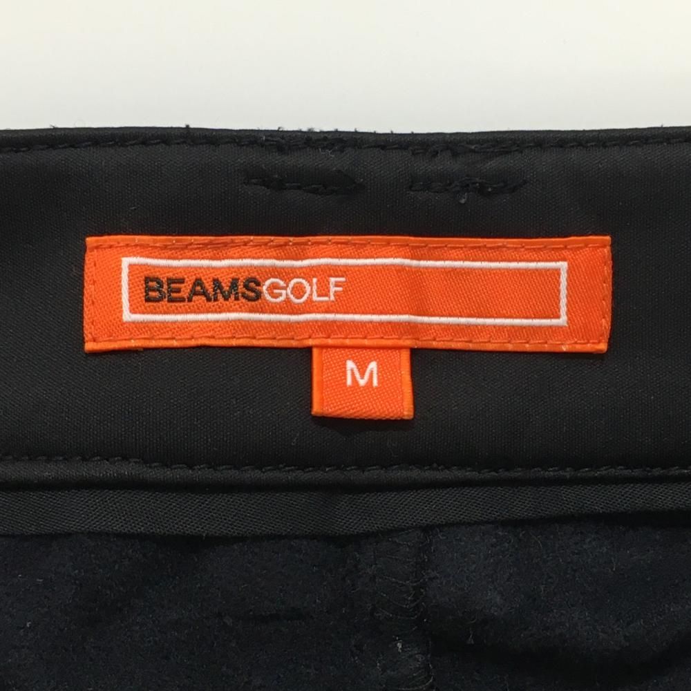 ビームスゴルフ パンツ 黒 裏微起毛 レディース M ゴルフウェア BEAMS