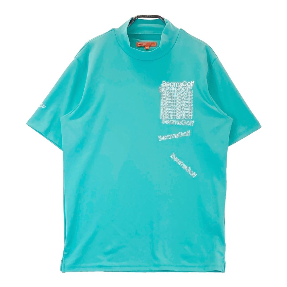 サイズ M BEAMS GOLF ビームスゴルフ ハイネック 半袖Tシャツ グリーン系 240101417644 ゴルフウェア メンズ ストスト