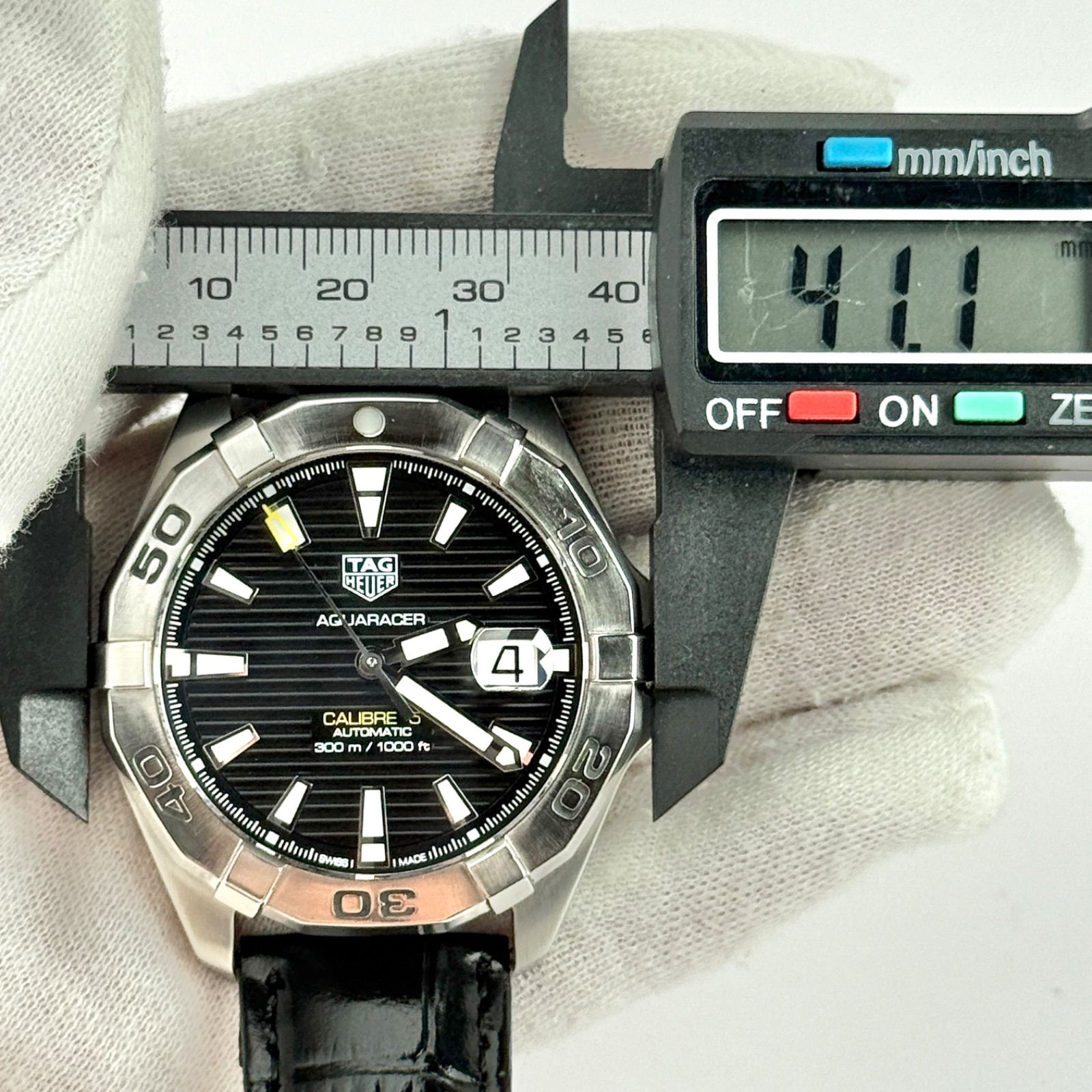 タグホイヤー WBD2110 アクアレーサー キャリバー5 新品ベルト 475  