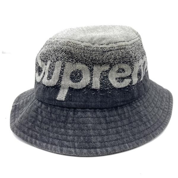 SUPREME 22SS Fade Jacquard Denim Crusher S|M シュプリーム デニム グレー バケハ 19 240019470542