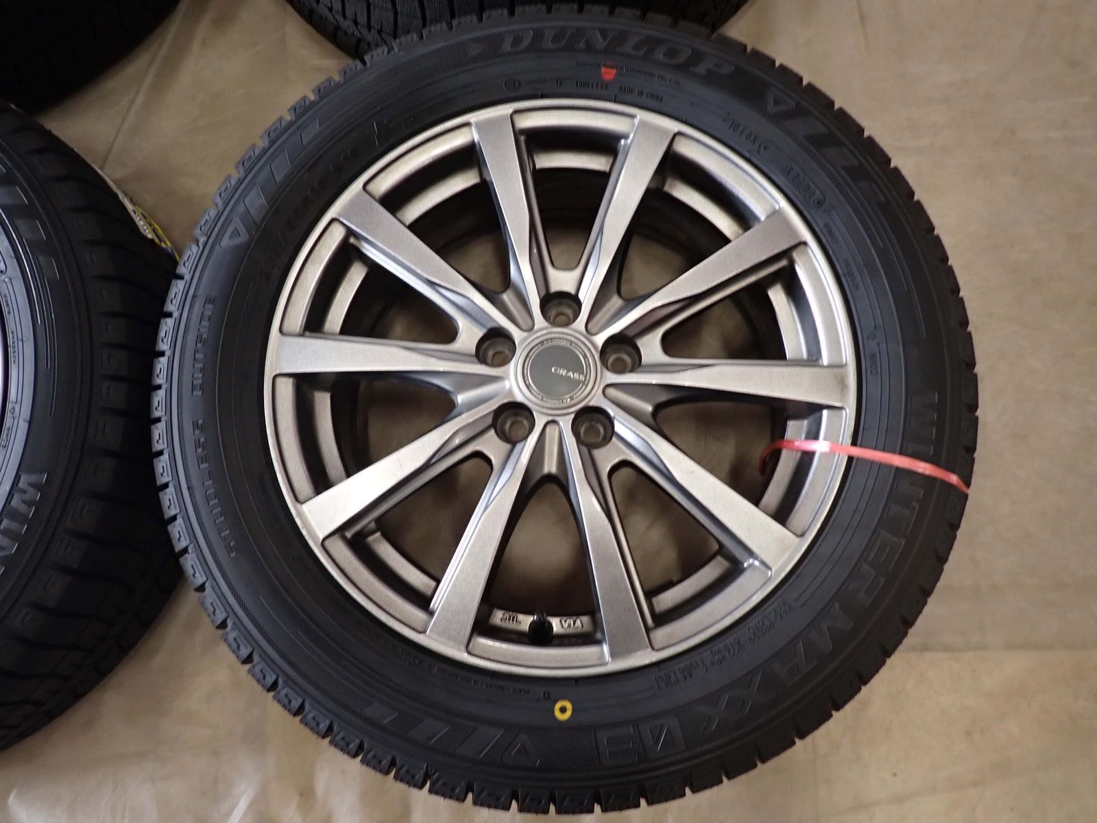 育つ 冬 製 4本 会社宛 205 55R16×6.5J 91S ダンロップ WINTER MAXX WM03 アルミ プリウス カローラ インプ PCD100 NO D6299