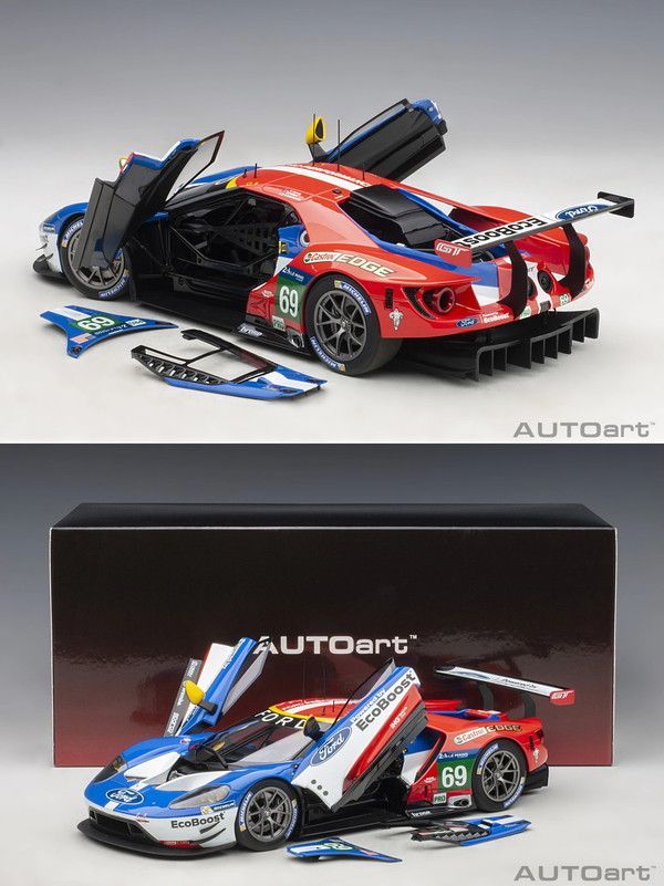 AUTOart 1/18 フォード GT 2016 #69 ル・マン24時間レース LMGTE Proクラス3位 完成品 81612 AUTOart 1&frasl;18 フォード GT 2016 #66 ル・マン24時間レース LMGTE Pro