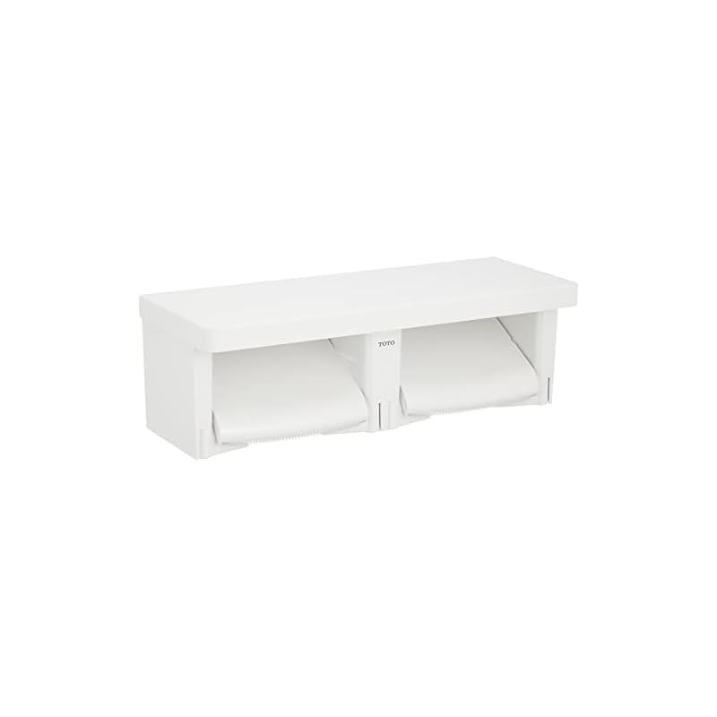 TOTO 二連紙巻器 棚付き 木質 YH600FMR NW1 ホワイト 0