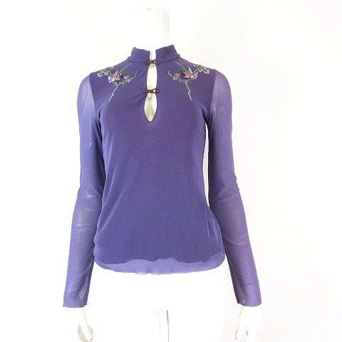 VIVIENNE TAM　パワーネットチャイナカラーカットソー　プルオーバー　1 ヴィヴィアンタム VIVIENNE TAM ヴィンテージ 90s パワーネット