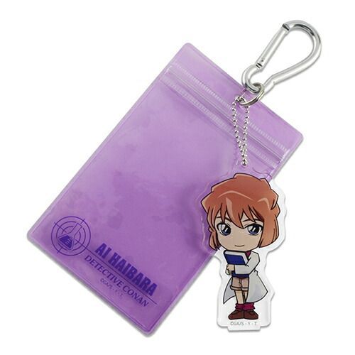 まとめ サカモト パスケース 名探偵コナンアクリルキーチェーン付きクリアパスケース 灰原 48412901 ×9セット