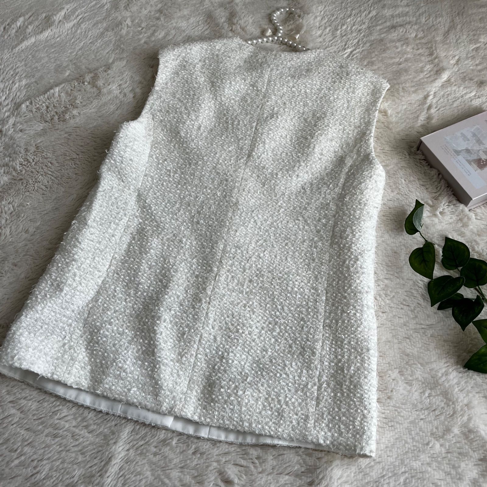 ゆ*こ様 雑誌oggi掲載　ANAYIカラミツイードポケットジレ BPF01_10_10222710410_9500?$