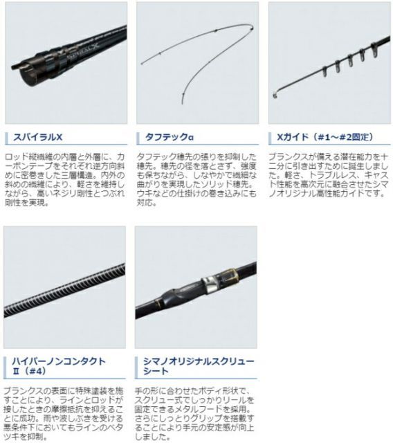 シマノ 19 ラフィーネ 1.2号-500 / 磯竿 / shimano - メルカリ