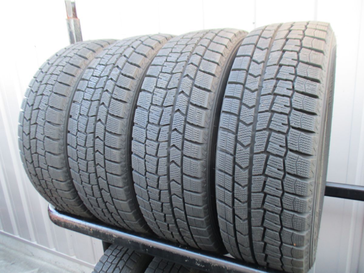 185/60R15 84Q ダンロップ WINTER MAXX WM02 スタッドレス 2021年製 4本 送料込 T47701031インボイス領収書発行可能