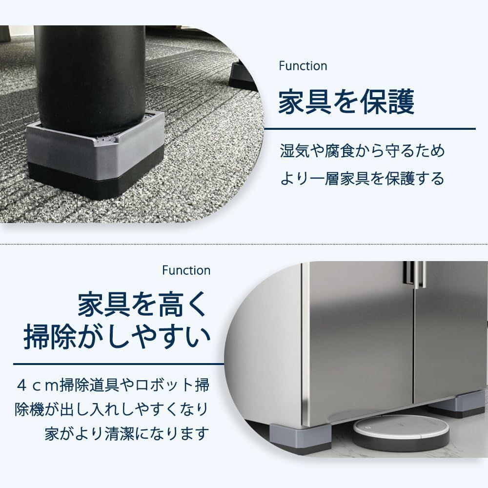 洗濯機 かさ上げ台 滑り止め 耐震 ふんばるマン くどく