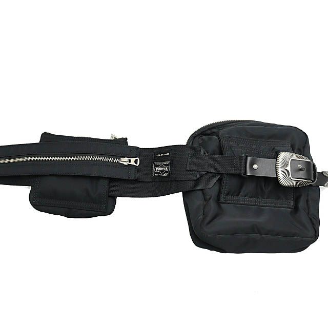 [未使用級] PORTER タンカー ウエストポーチ アイアンブルー 新型 未使用級・現行】PORTERポーター タンカー ウエストバッグ