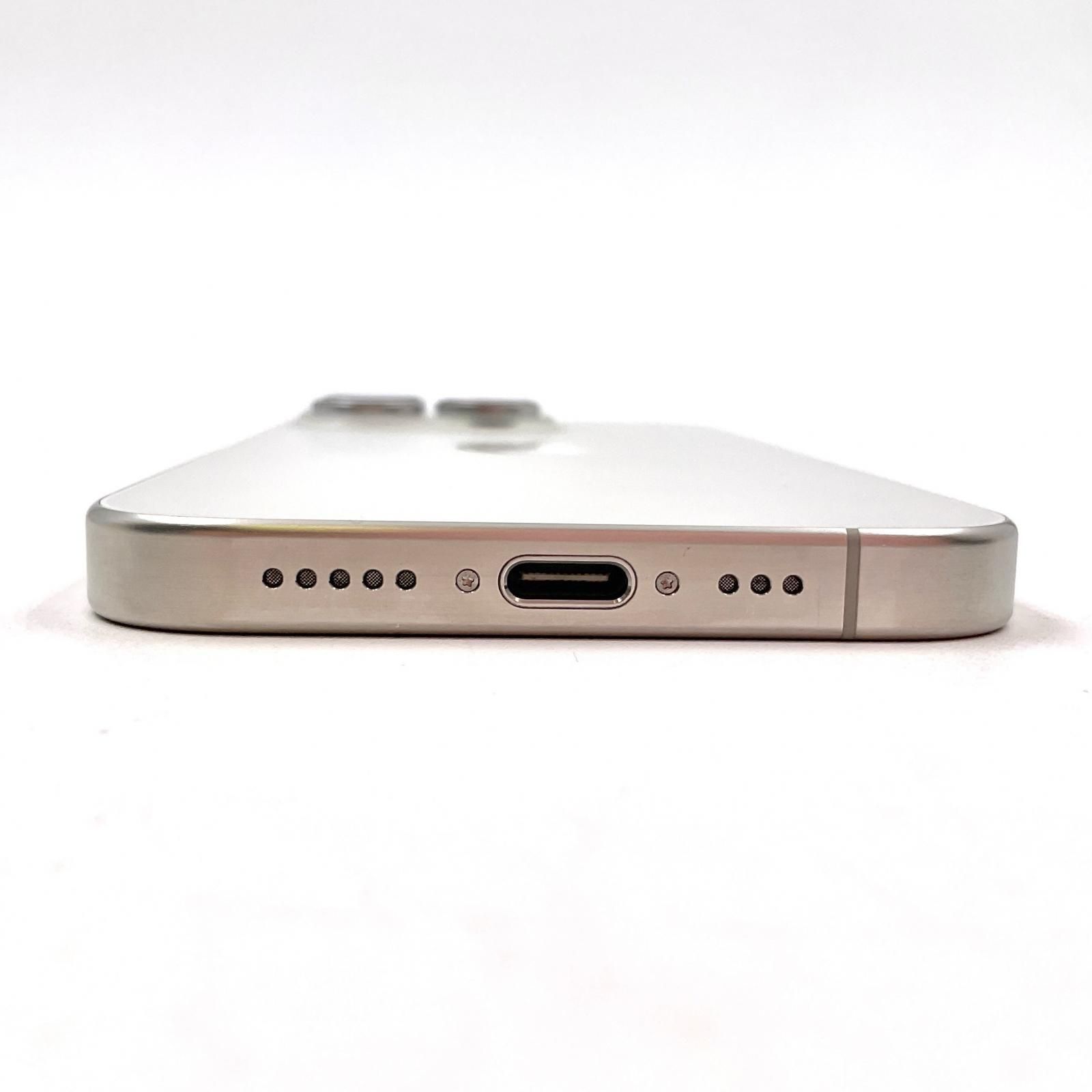 美品 箱付き】iPhone15 pro 512GB SIMフリー ホワイトチタニウム