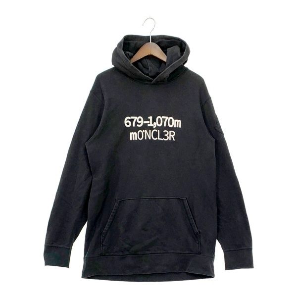 MONCLER プリント スウェット トレーナーパーカー