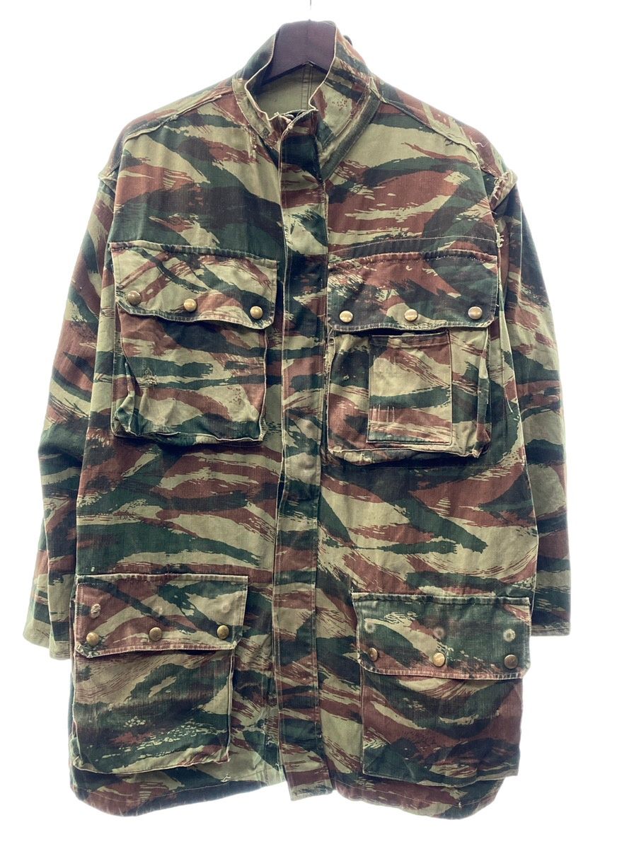 ミリタリー Military Item French Army Paratrooper Jacket フランス軍 パラトルーパー リザードカモ ヘリンボーン TAP47/56 サイズ表記なし ジャケット カモフラージュ・迷彩 カーキ 104MT-231