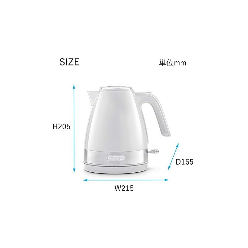 【美品 格安】デロンギ DeLonghi 電気ケトル De'Longhi (デロンギ) 電気ケトル ケーミックス ZJX650J-RD 1.0L