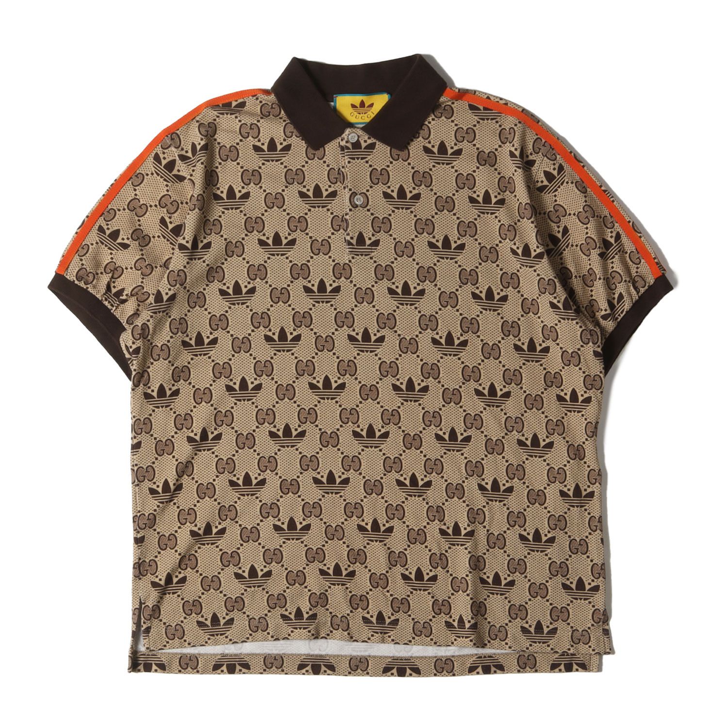 GUCCI グッチ ポロシャツ サイズ:L 22AW adidas GG トレフォイル