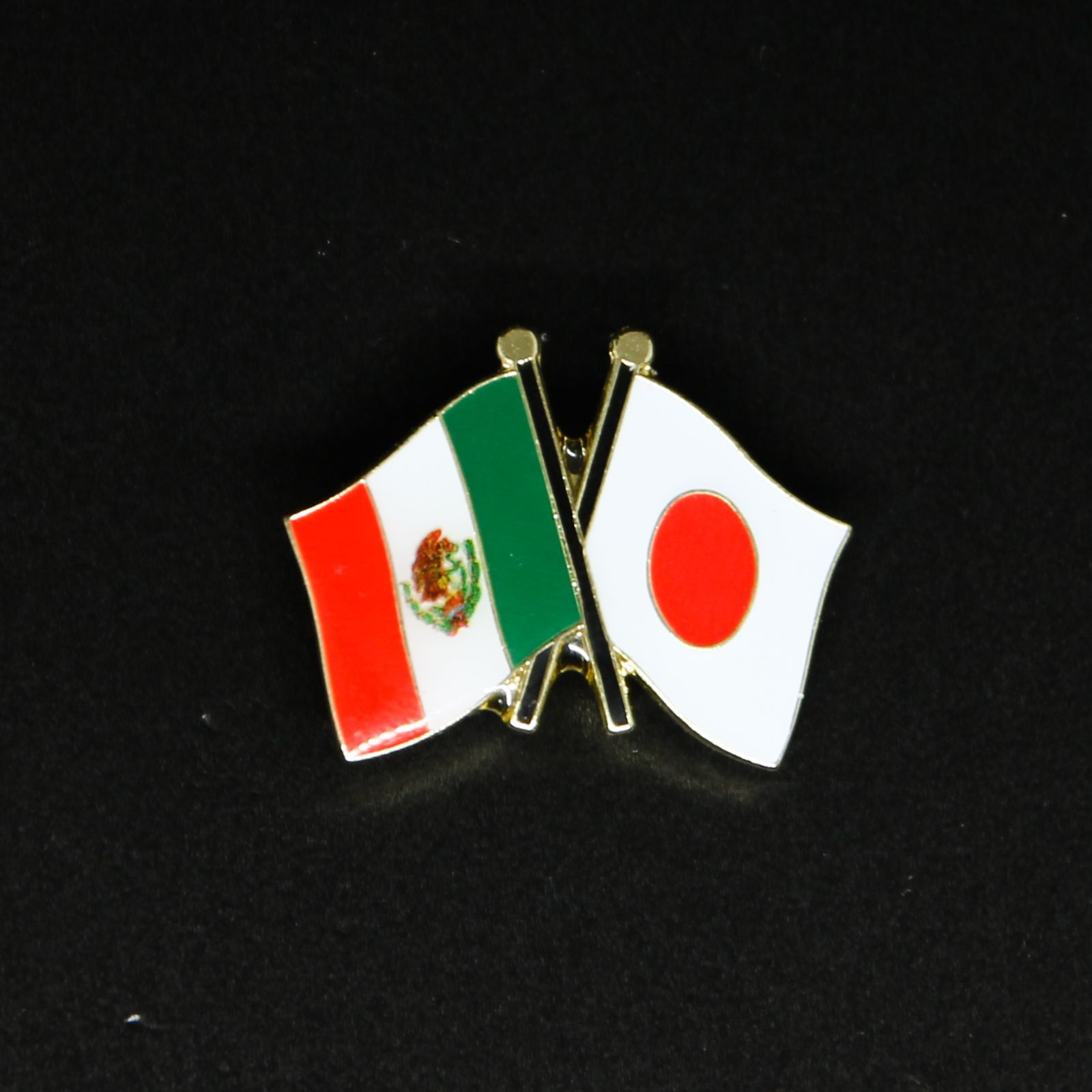 メキシコ国旗友好ピンバッジ（メキシコ×日本） - メルカリ
