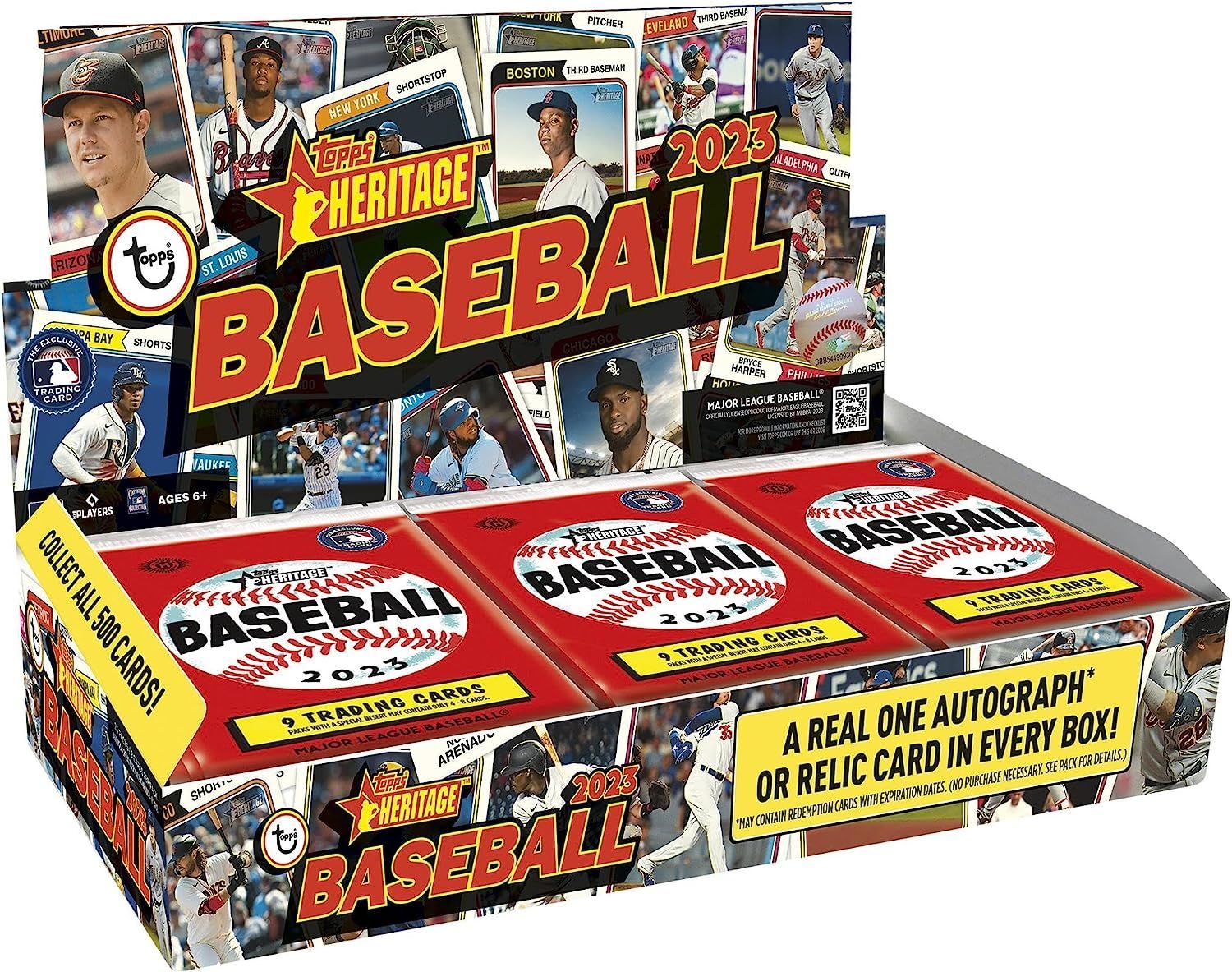 MLB 2023 Topps Heritage Baseball Card Hobby Box トップス