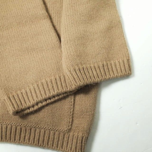 Cristaseya クリスタセヤ イタリア製 BABY CAMEL HAIR CREW NECK LONG CARDIGAN  ベビーキャメルクルーネックロングカーディガン U BEIGE ニット コート ユニセックス トップス g8724 - メルカリ