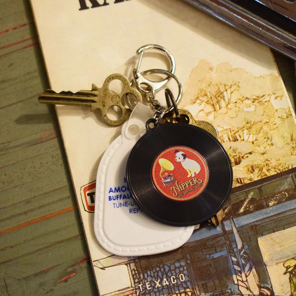 希少 ビンテージ キーホルダー 5個 企業モノ 広告 ビクター犬 ニッパー 希少 ビンテージ キーホルダー 5個 企業モノ 広告 ビクター犬