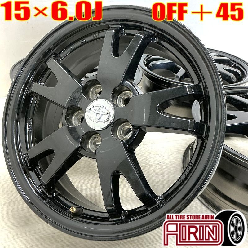 中古 15インチ アルミ トヨタ プリウス 純正 4本セット シエンタ