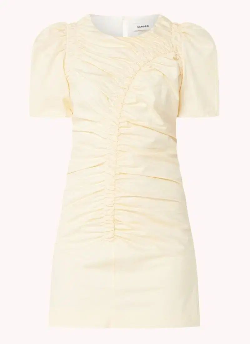 SANDRO サンドロ シャーリング ワンピース 34