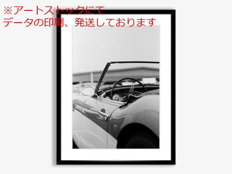 mz ポスター A3 (A4も可) クラシックカーリアポスター ヴィンテージカーステアリングホイール