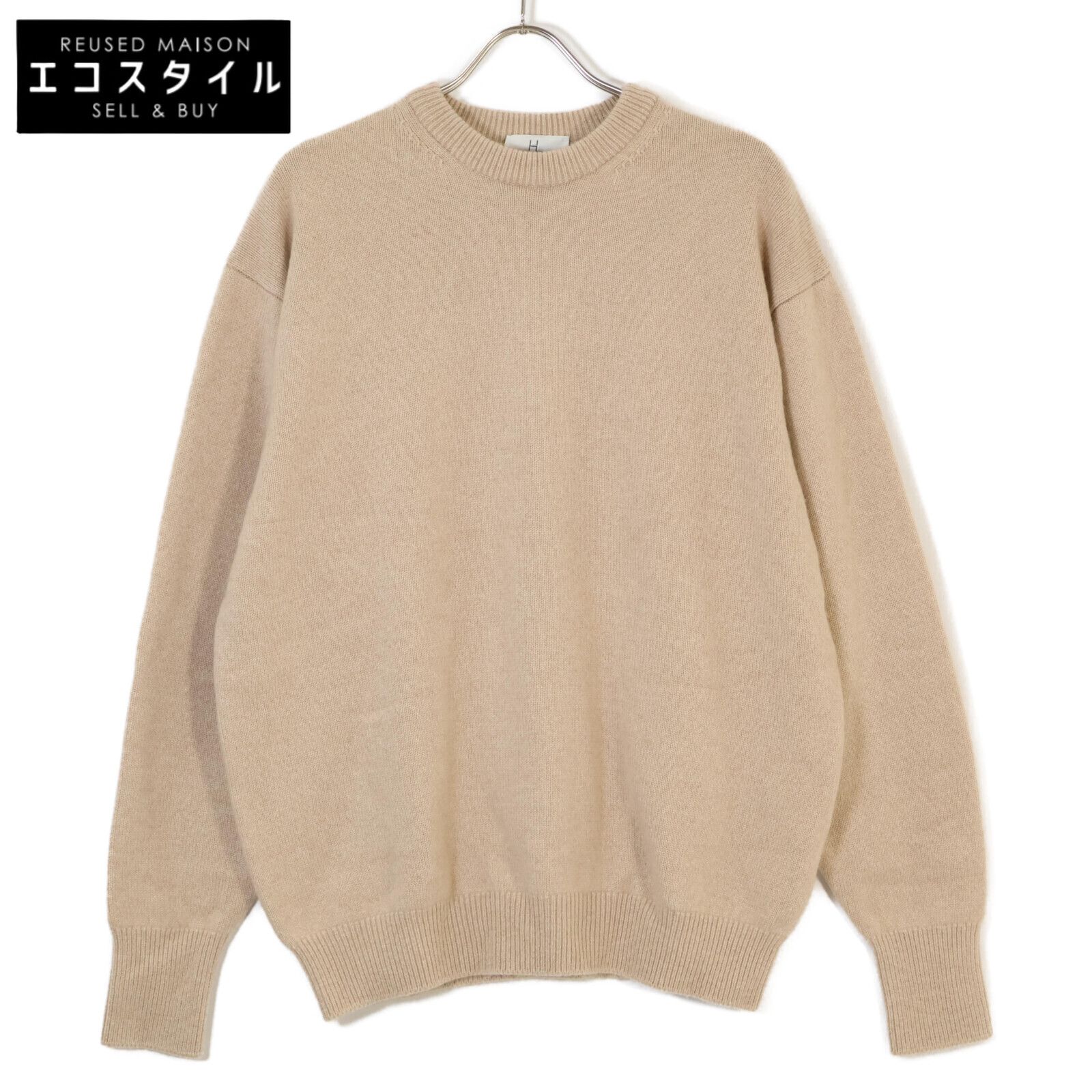 HERILL ヘリル 【美品】21-080-HL-8000-3 Goldencash Pullover Natural 