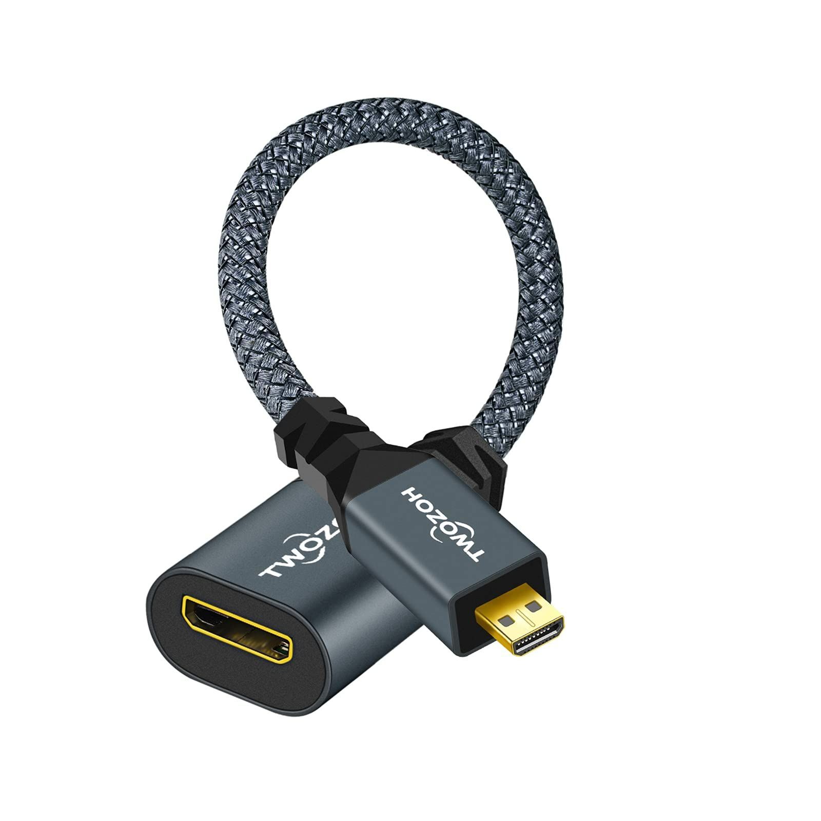 mini HDMI オス Micro HDMI メス アダプター - 映像用ケーブル