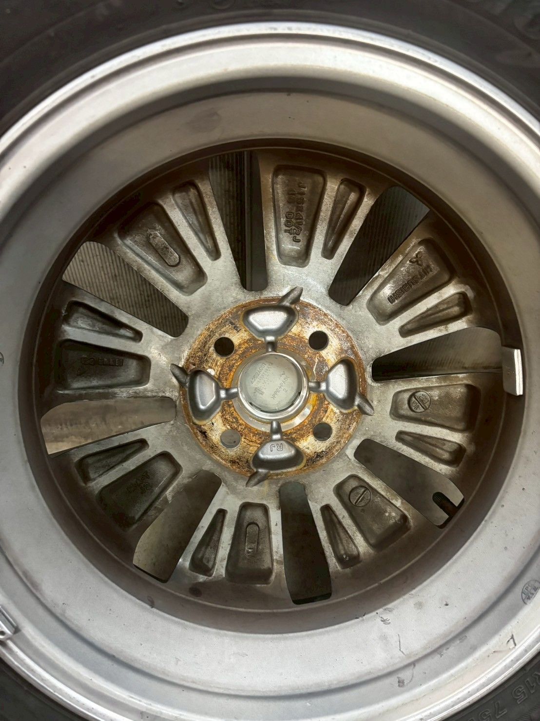 ニッサン デイズルークス ハイウェイスター ライダーターボ B21A ノーマルタイヤ オーテック 純正アルミホイール 165 55 15４本セット み TRITUETUBI_COM