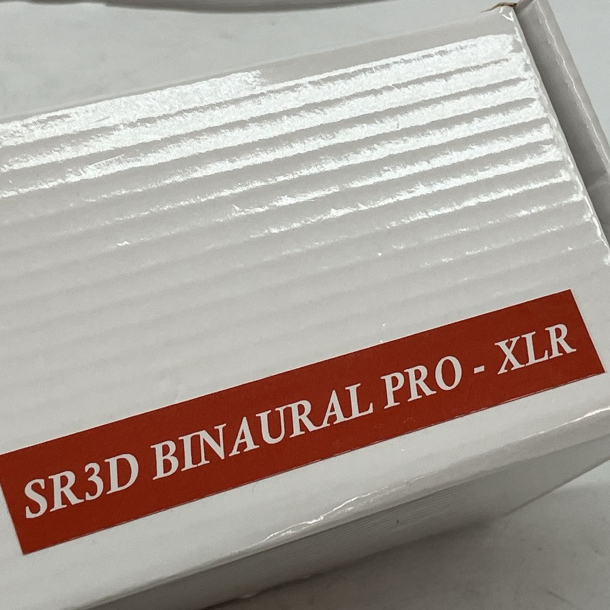 SR3D BINAURAL PRO-XLR バイノーラルマイク XLRケーブル2本付き SR3D BINAURAL PRO-XLR バイノーラルマイク XLRケーブル2本付き