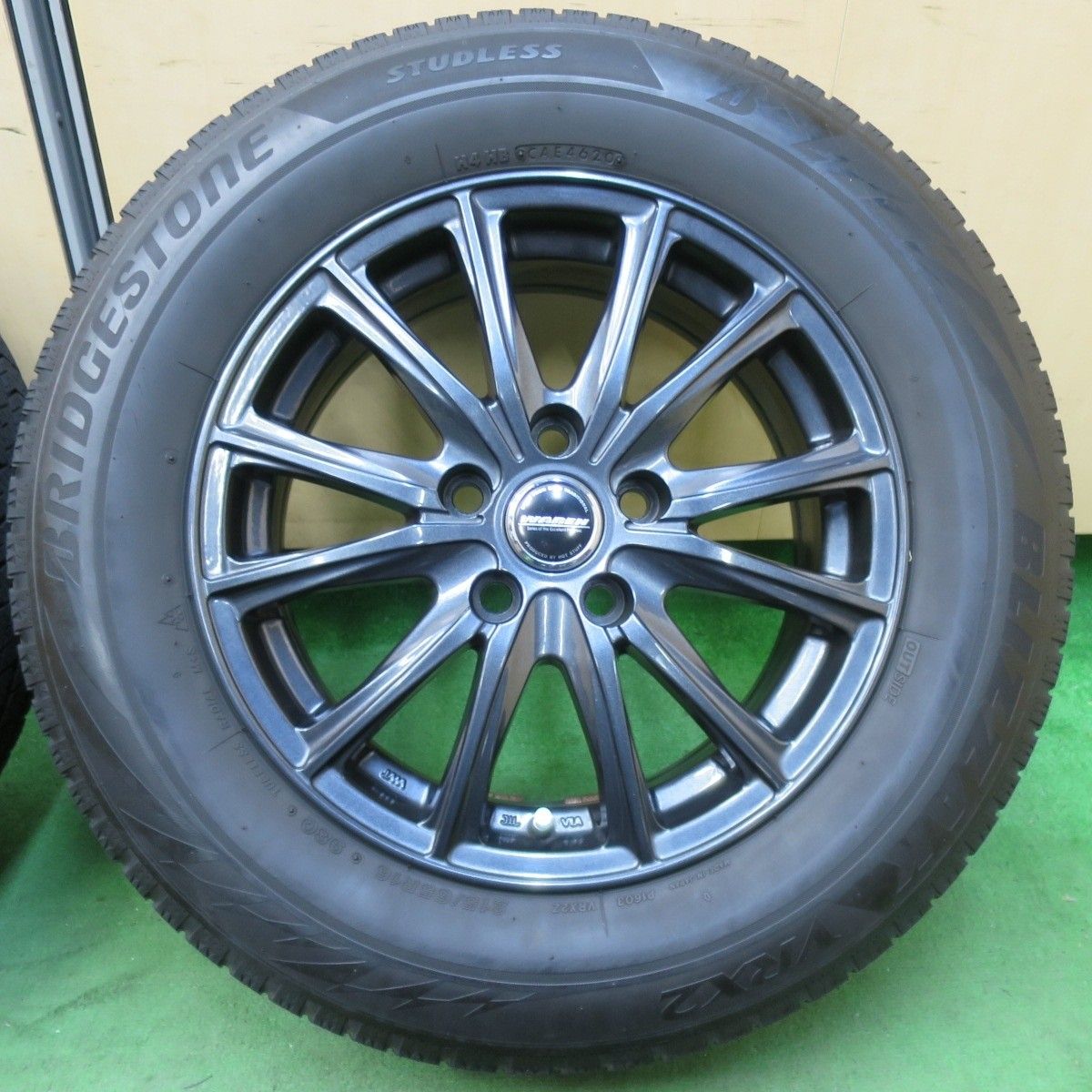 BS BLIZZAK VRX2 205/60R16】スタッドレス 社外ホイール 16インチ