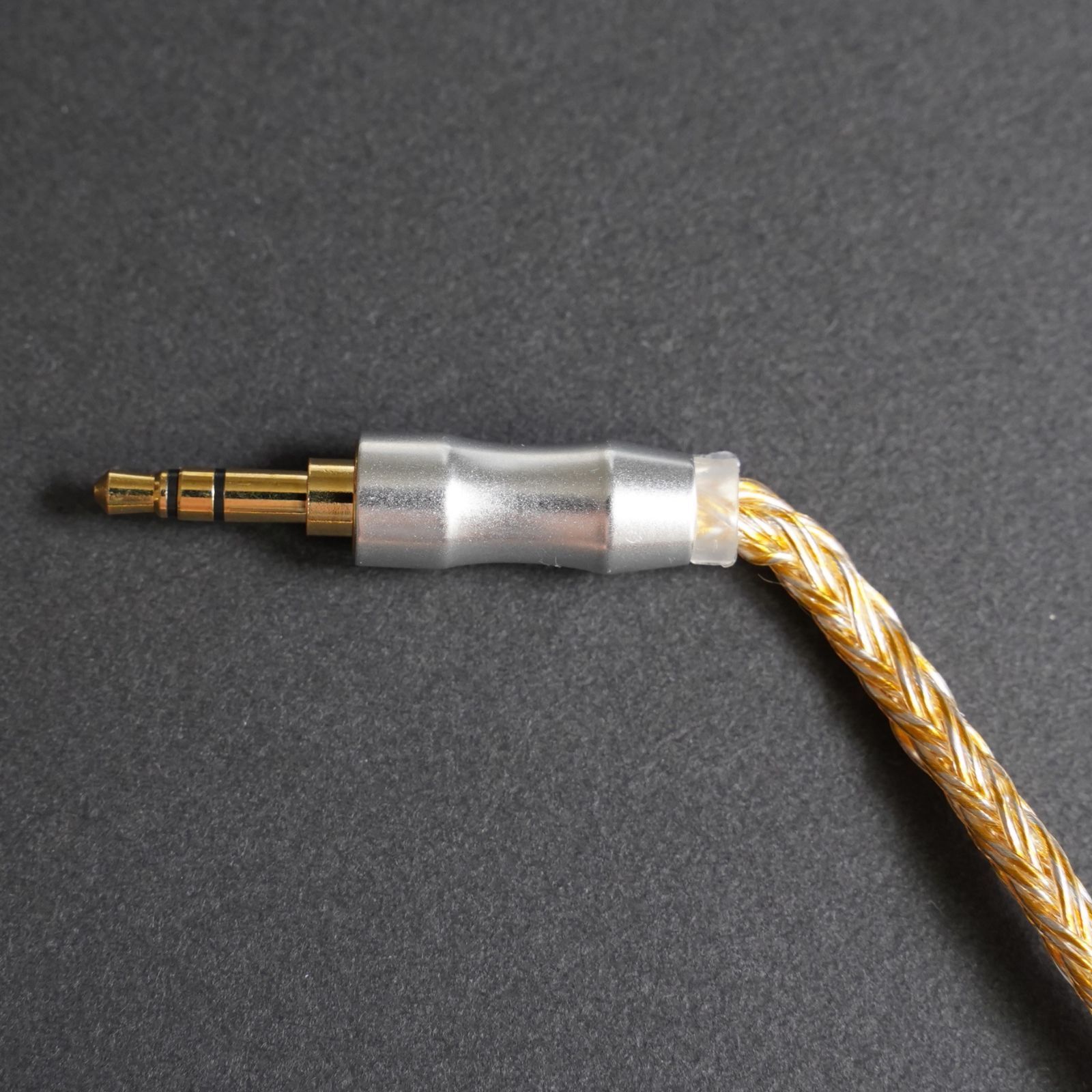 【1点のみ】16芯 超希少 銀線＆金線撚り合わせ 0.78 2ピン/3.5mm 1点のみ】16芯 超希少 銀線＆金線撚り合わせ 0.78 2