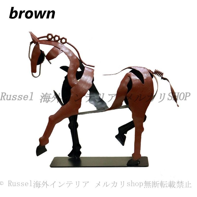 美品〛✦跳ね馬 陶器 大理石 フィギュリン 置物✦ 美品〛✦