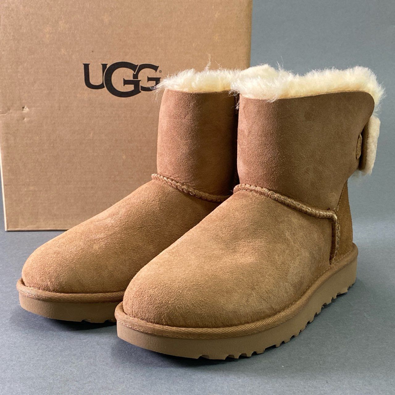 8f8 《美品》 UGG アグ W ARIELLE アリエル チェスナット ムートン 