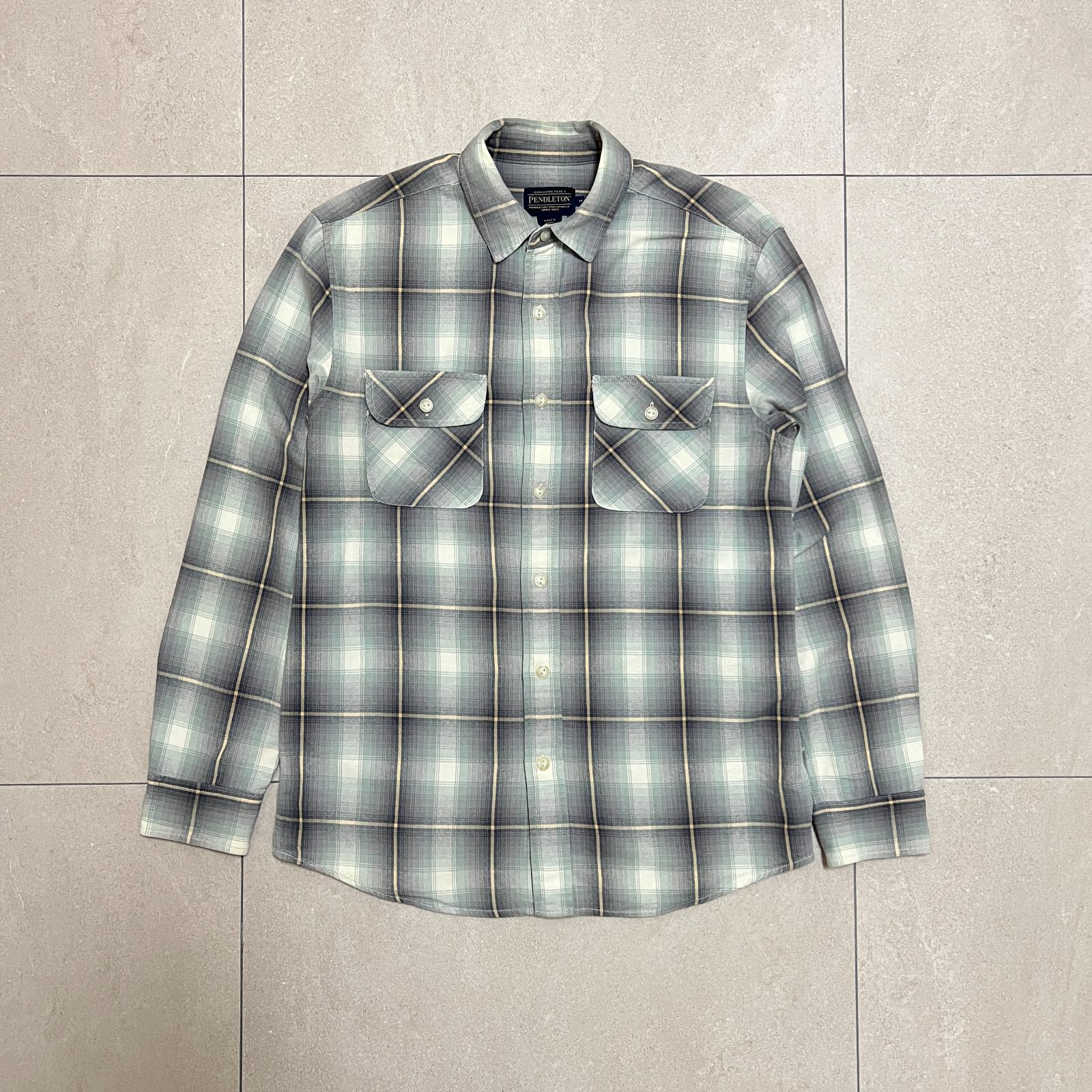 PENDLETON オンブレチェック 好配色 ネルシャツ シャツ サイズM - メルカリ