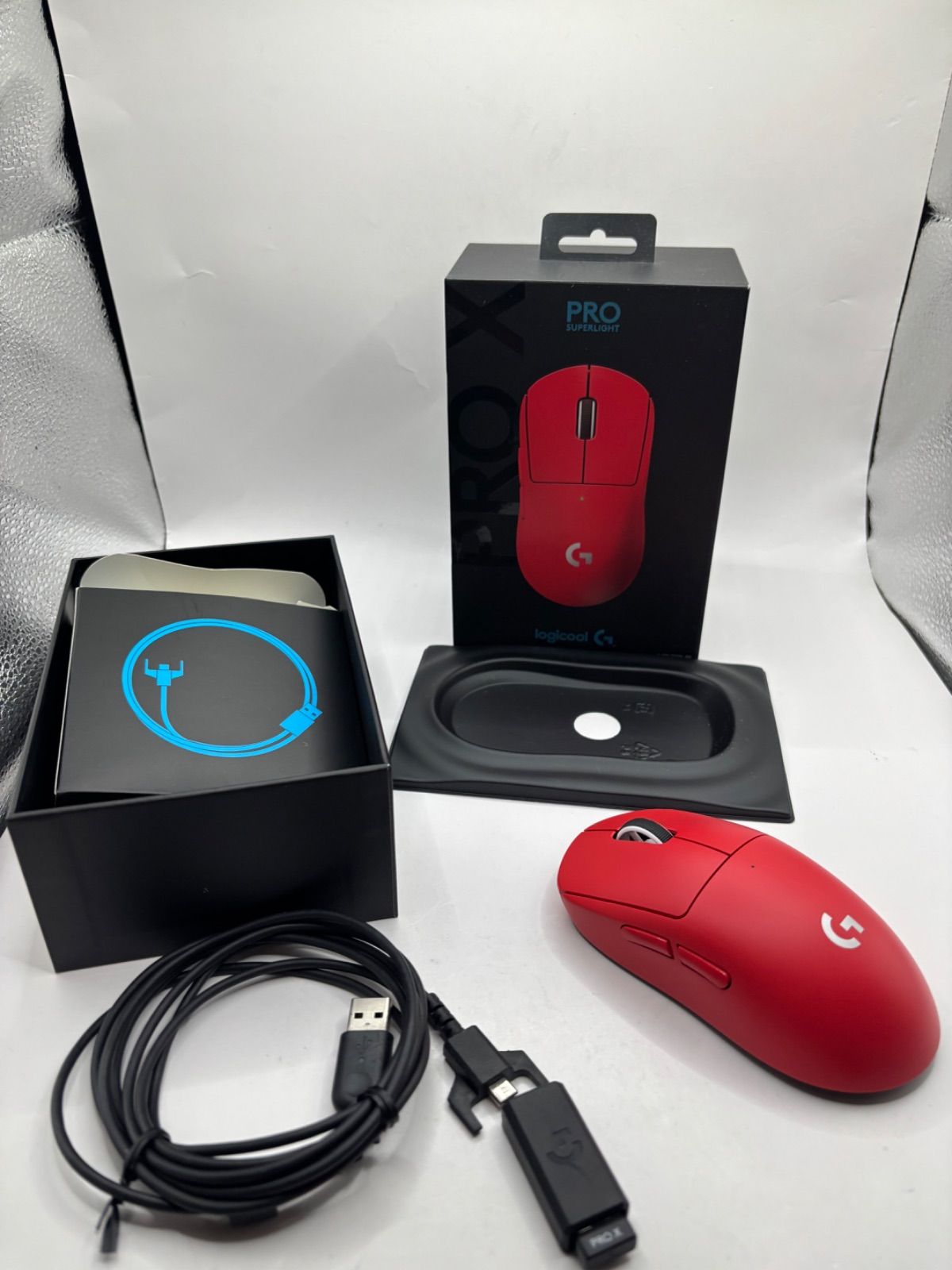 logicool PRO X レッド マウス 本体 Logicool G PRO X SUPERLIGHT 2