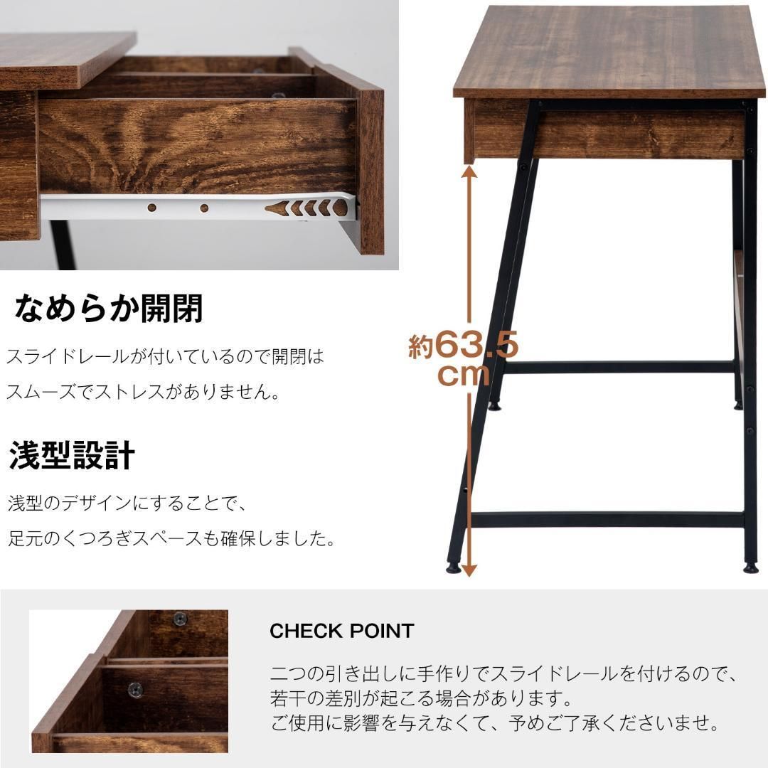 【人気商品】パソコンデスク　引き出し付き　幅100*奥48 　ナチュラル 人気商品】パソコンデスク 引き出し付き 幅100*奥48 ナチュラル yew2