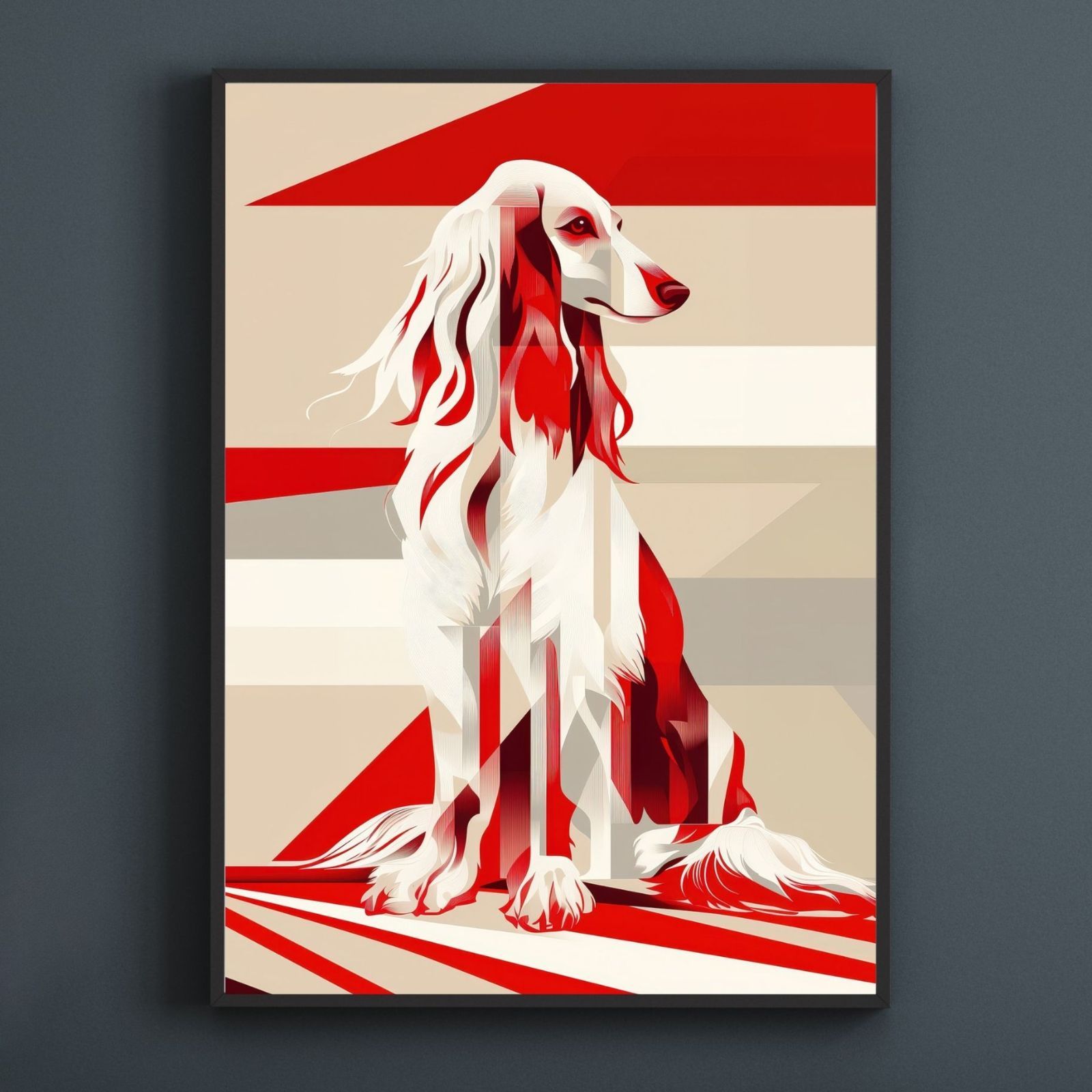 アートポスター 犬の絵