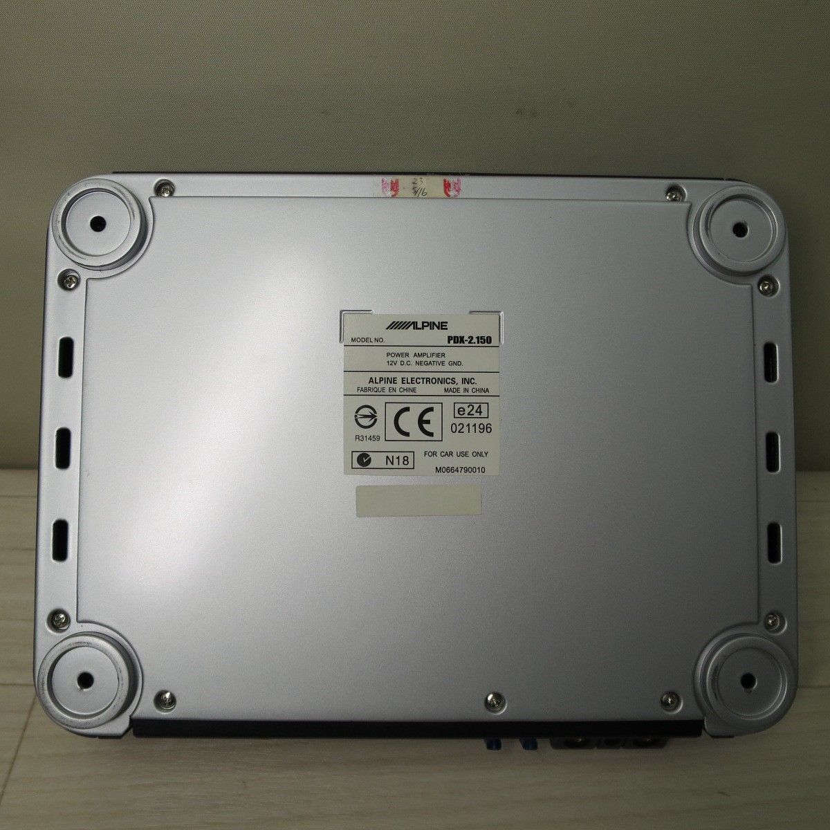 送料無料] キレイ☆ALPINE 2ch デジタル パワー アンプ PDX