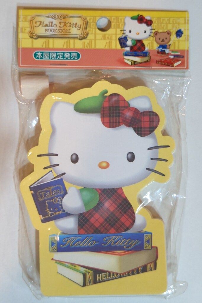 激レア‼︎ サンリオ　2001年 ハローキティ　レストラン限定 ダイカットメモ まつもと ハローキティ ダイカットメモ 本屋限定 2001年 - メルカリ