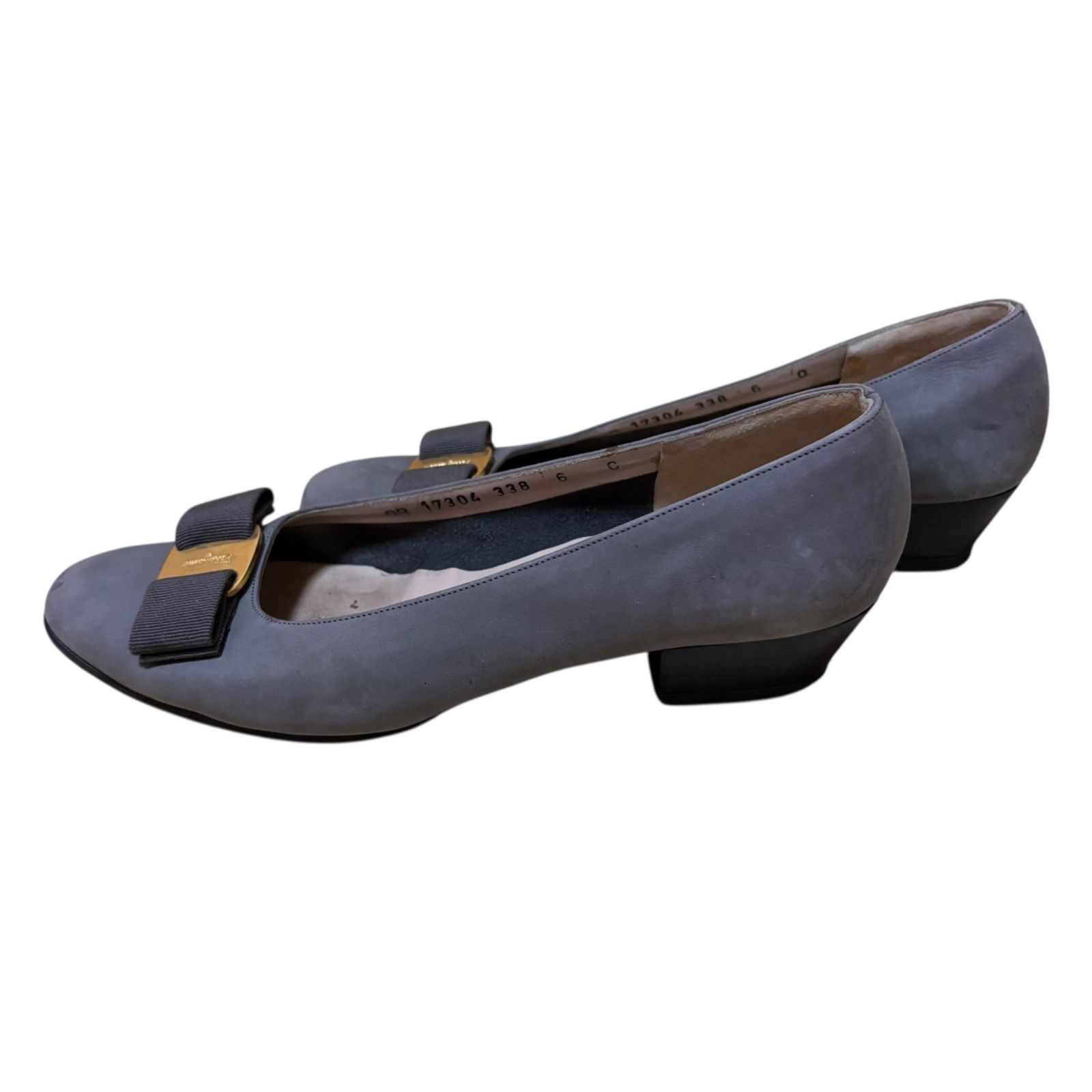 Z1565 Ferragamo フェラガモ パンプス VARA ヴァラ リボン