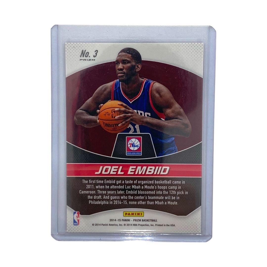 PANINI NBAカード PRIZM JOEL EMBIID 76ERS #3 送料無料 中古 IT2 PANINI NBAカード PRIZM JOEL EMBIID 76ERS #3 送料無料 中古