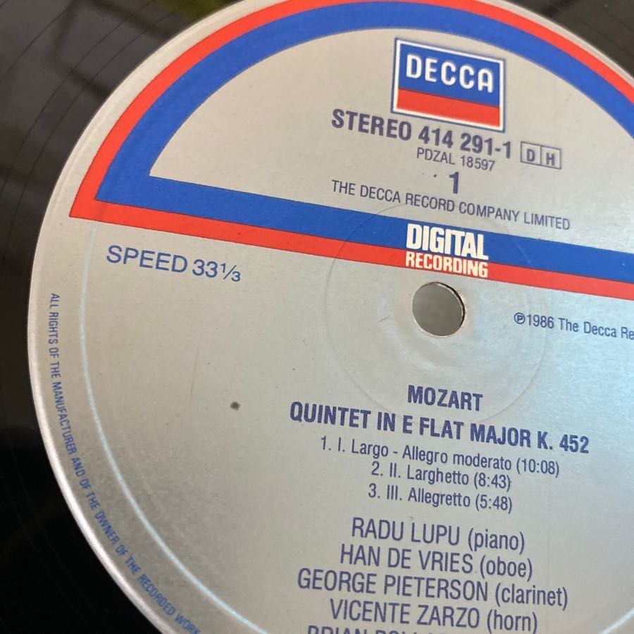 3-#LP MOZART ・ BEETHOVEN モーツァルト・ベートーヴェン RADU