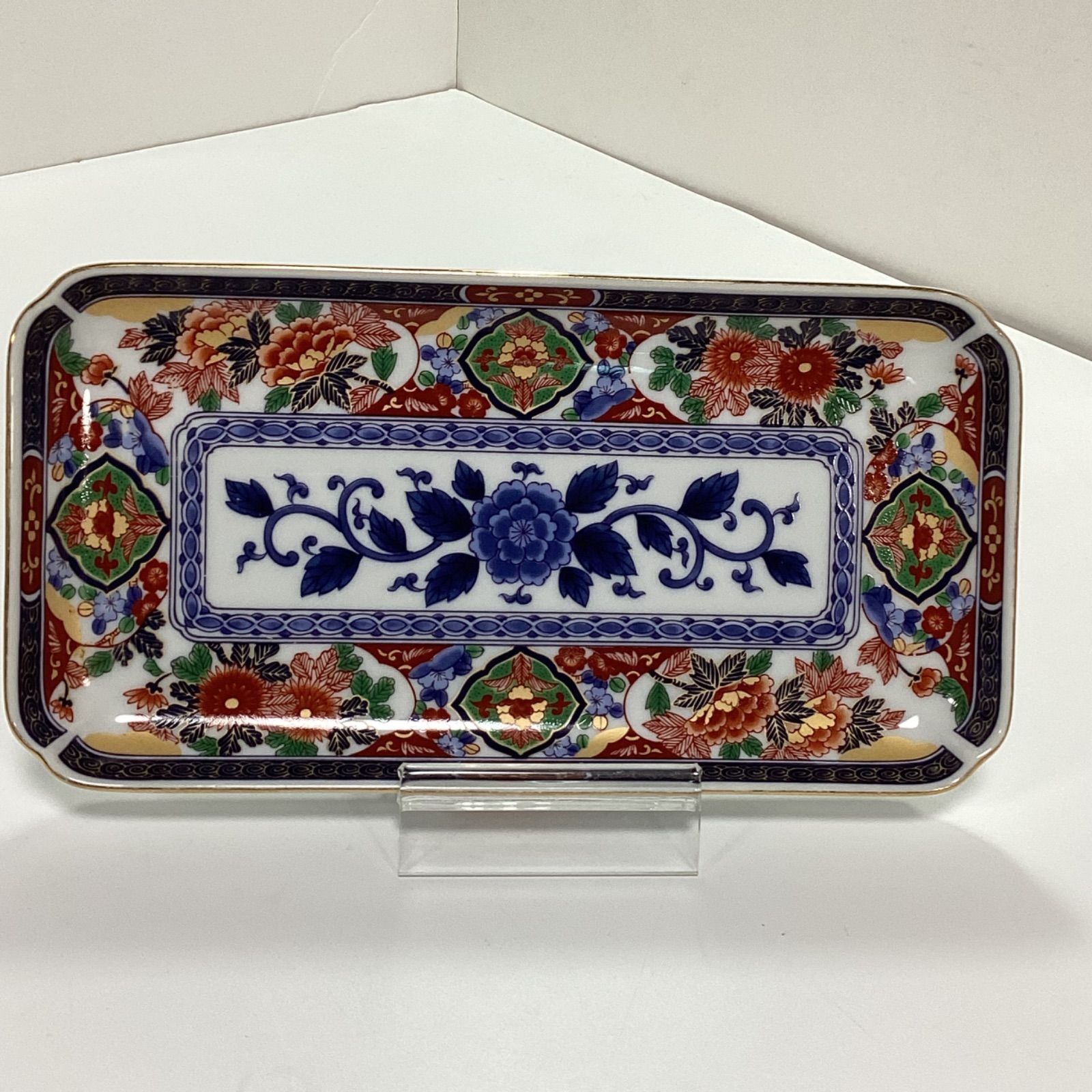 金彩古伊万里　明宝窯　角長皿4枚 古伊万里 有田焼 明宝窯 金彩角長皿 4枚 …e.s - メルカリ