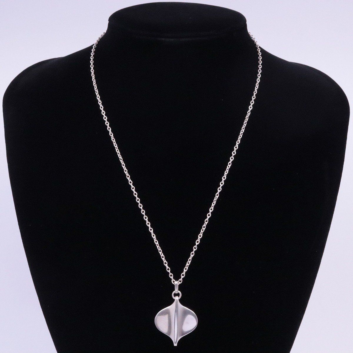 GEORG JENSEN ジョージジェンセン リーフモチーフ ネックレス シルバー