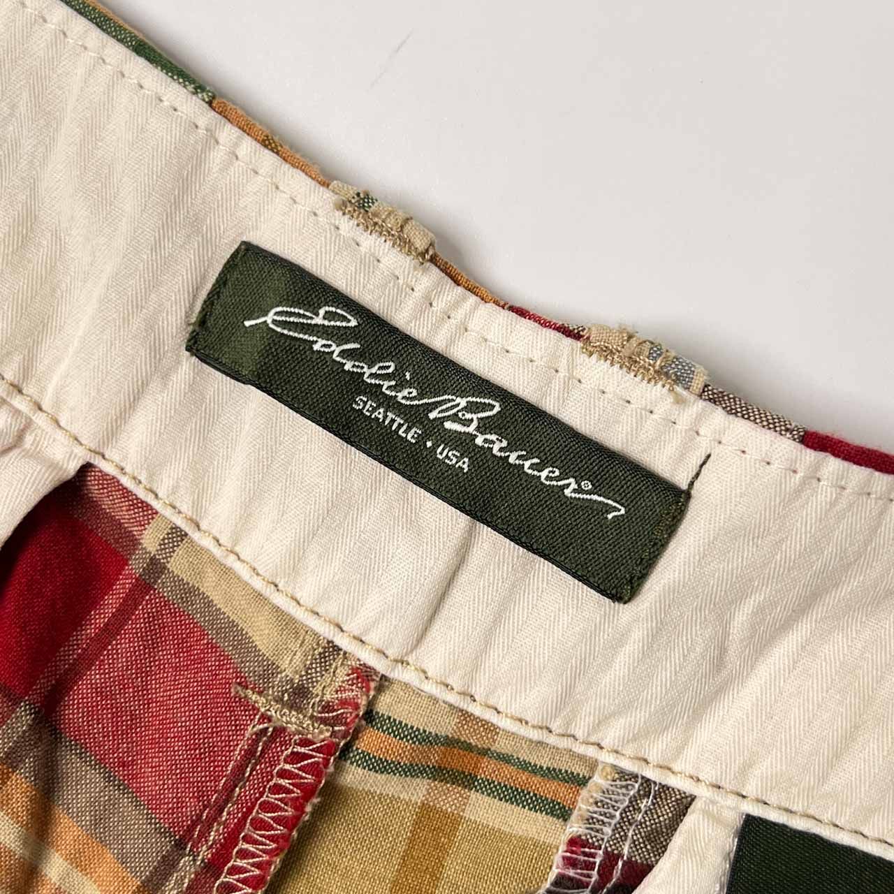 パッチワーク Eddie Bauer エディーバウアー ハーフパンツ ショート 