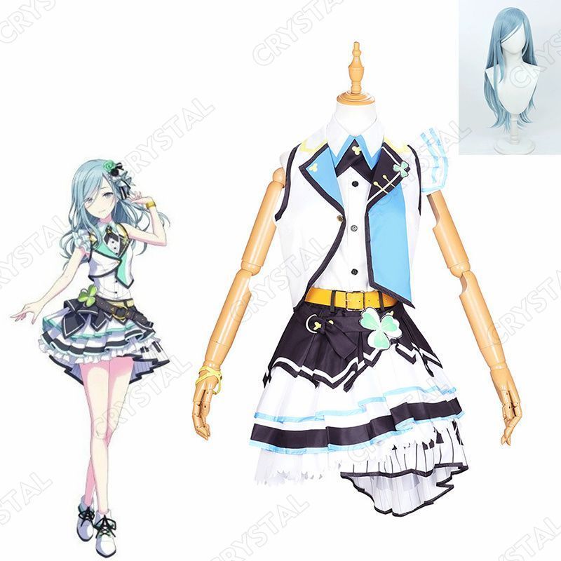 プロジェクトセカイ カラフルステージ feat.初音ミク コスプレ 日野森雫 コスプレ衣装 ウイッグ付き 人気 キャラクター ひのもりしずく コスプレ用 イベント 仮装 舞台装 演出服 漫遊展 撮影用 観賞用 祭り 贈り物 誕生日 ハロウィン クリスマス