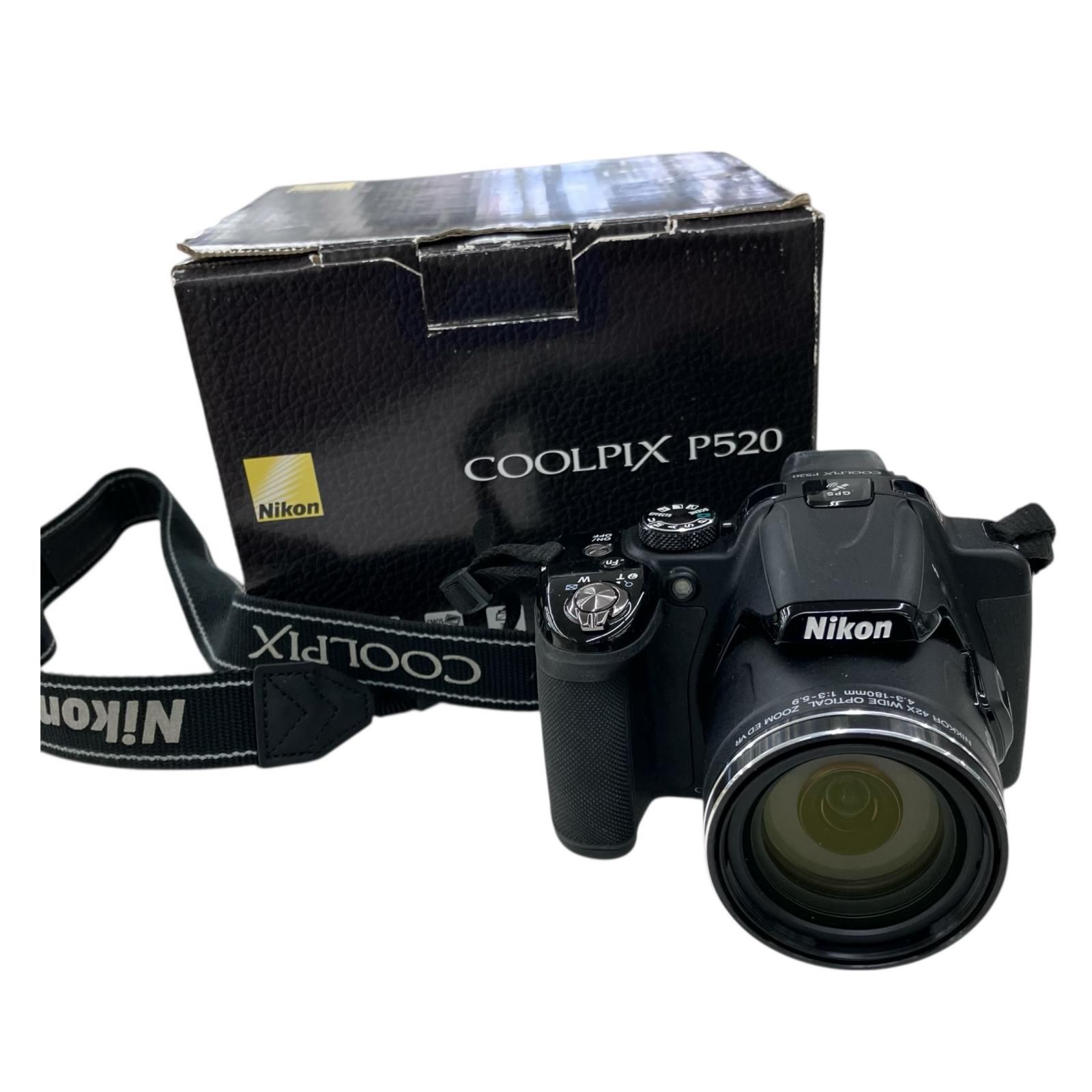 □ジャンク□ Nikon COOLPIX P520 ニコン ブラック デジタルカメラ