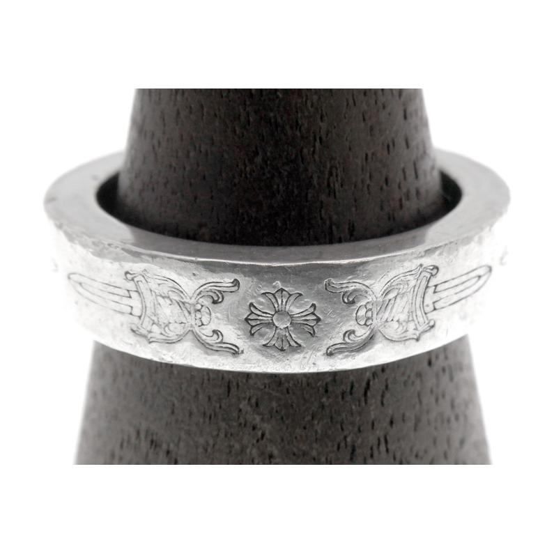 クロムハーツ CHROME HEARTS 6mm SPECER DGR PLS スペーサー ダガー プラス シルバー リング 44807